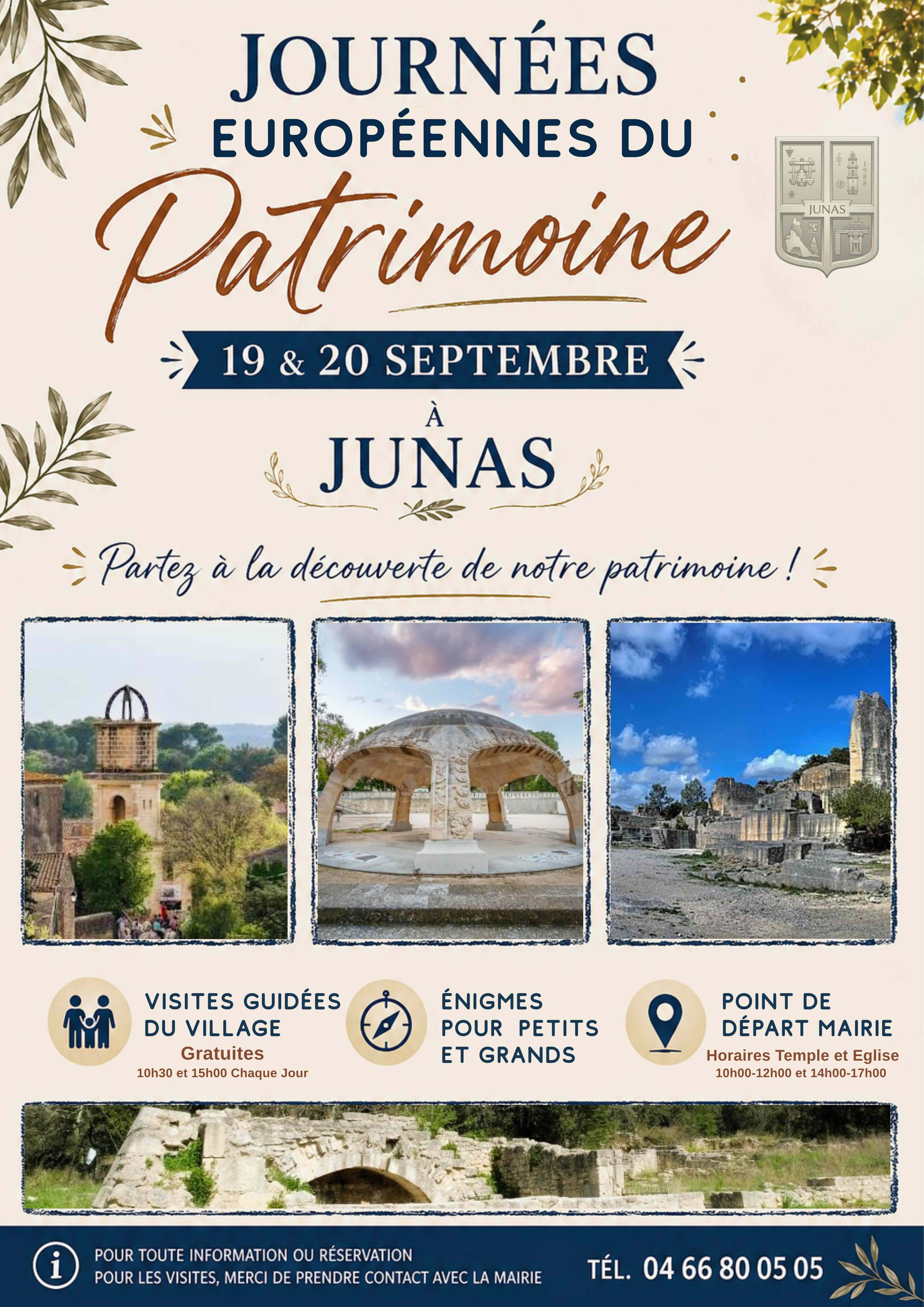 Affiche des Journées du Patrimoine 2026