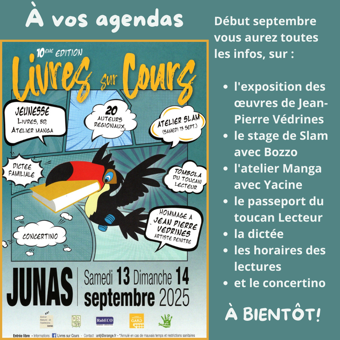 affiche livres sur cours
