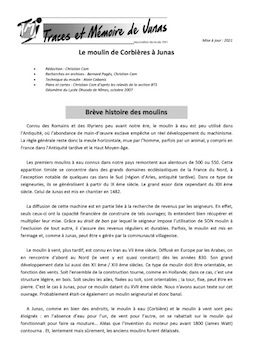 moulin corbiere acces shemas plans