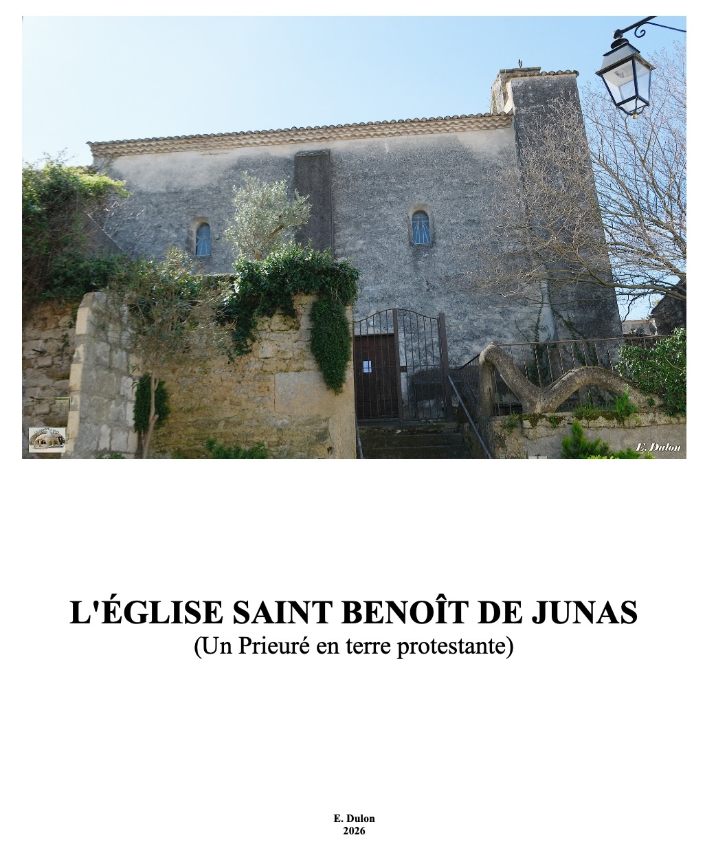 Illustration de l'Église de Junas par Christian Cam